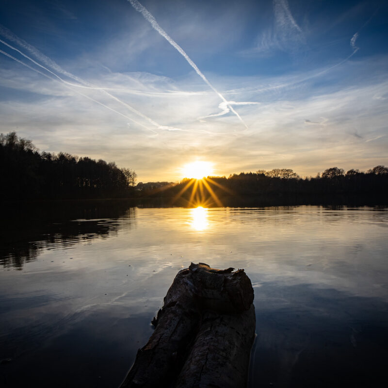 Bild zum Beitrag Sonnenuntergang am See