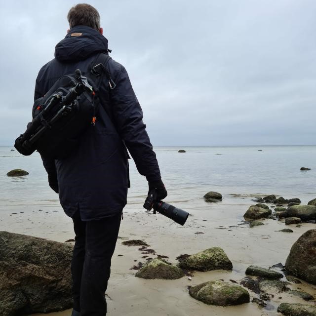 Stephan Siemon mit Kamera in Hand, Copyright Stephan Siemon