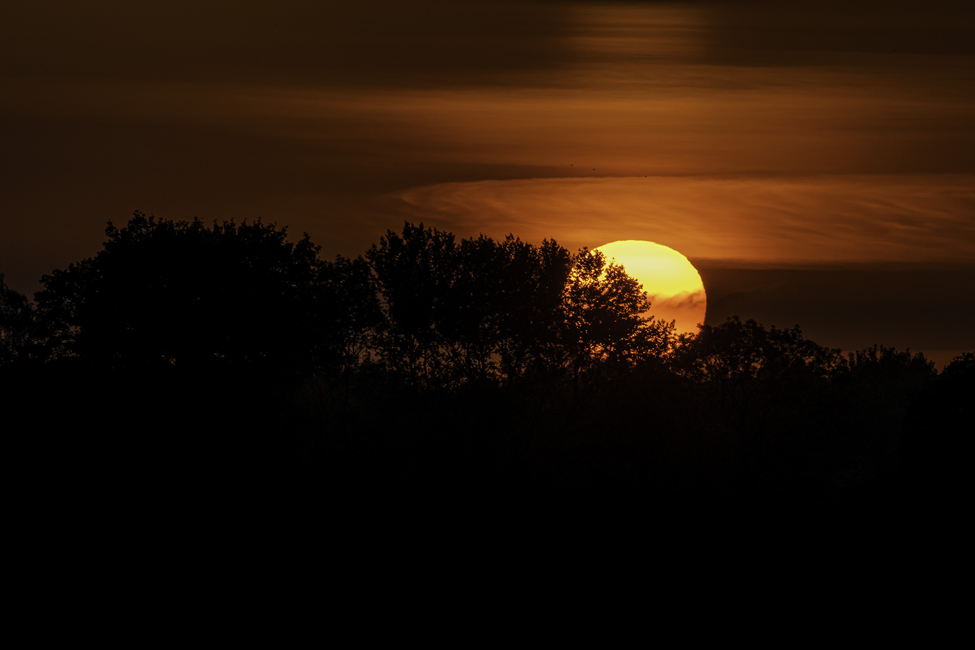 Tieforangener Sonnenuntergang, Copyright Stephan Siemon © belichtet.net, Stephan Siemon