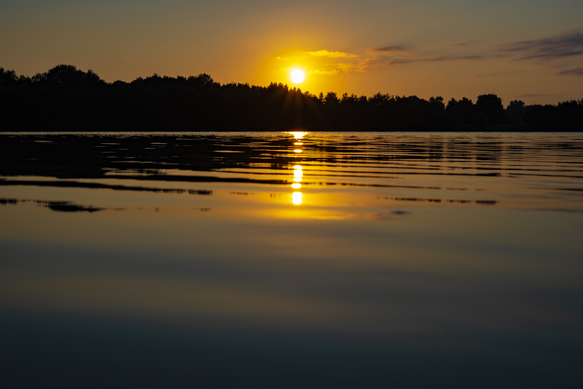 Sonnenuntergang am See, Copyright Stephan Siemon © belichtet.net, Stephan Siemon